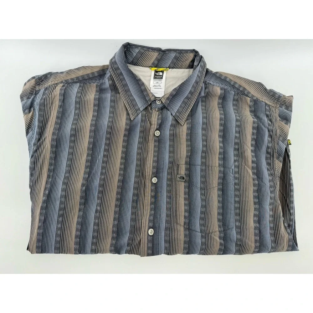 The North Face A5 Series Men's Long Sleeve Plaid Button Down Size L